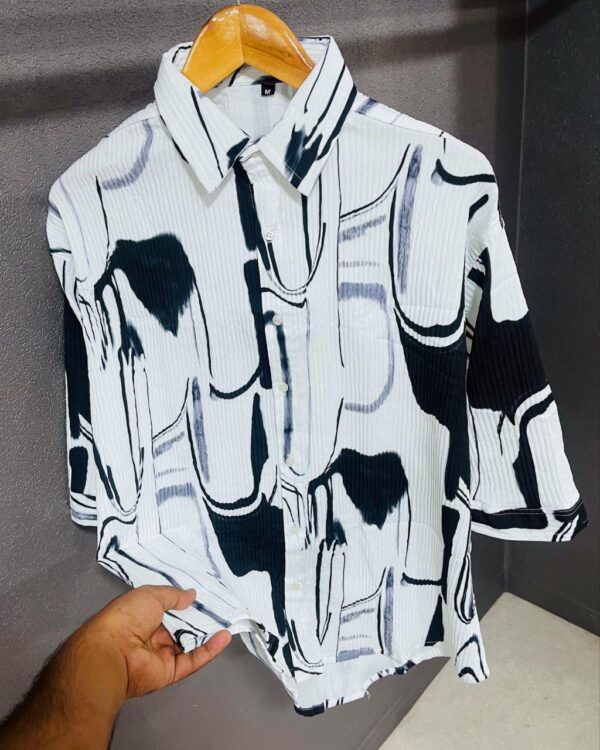 MENS PRINTED HALF SLEEVE SHIRT [8 option] - Image 7