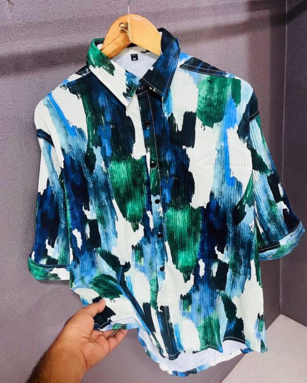 MENS PRINTED HALF SLEEVE SHIRT [8 option] - Image 5