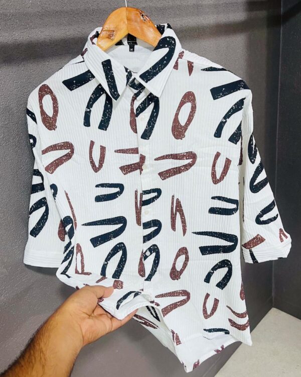 MENS PRINTED HALF SLEEVE SHIRT [8 option] - Image 3