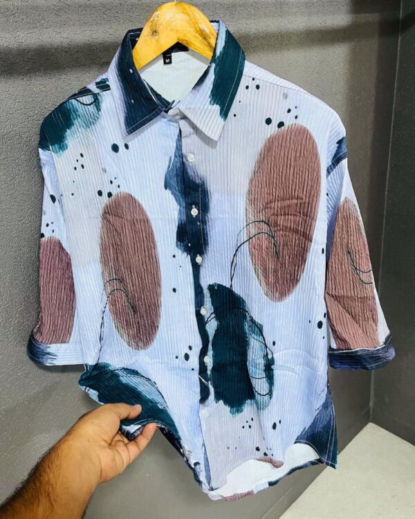 MENS PRINTED HALF SLEEVE SHIRT [8 option] - Image 2