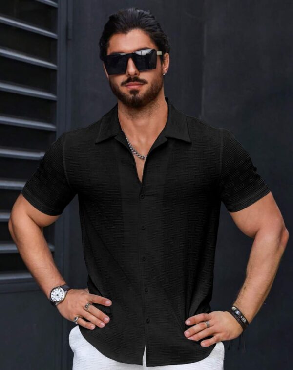 mens exclusive imported fabric half sleeve shirt [6 COLORS ] - Image 10