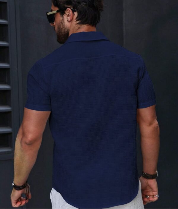 mens exclusive imported fabric half sleeve shirt [6 COLORS ] - Image 2