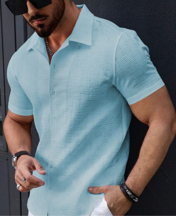 mens exclusive imported fabric half sleeve shirt [6 COLORS ] - Image 8