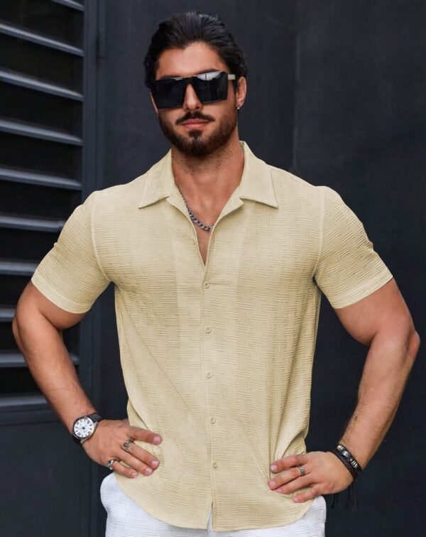 mens exclusive imported fabric half sleeve shirt [6 COLORS ] - Image 11