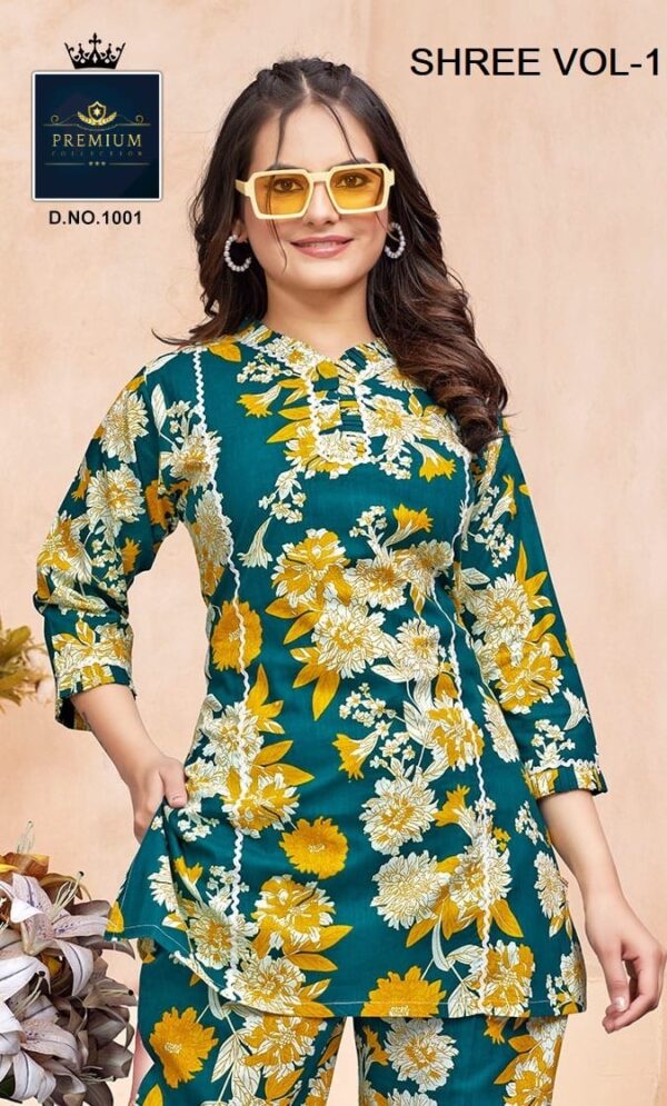 jaipuri print women top and pant set [4 colours] - Image 8