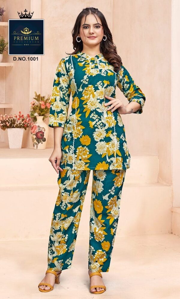 jaipuri print women top and pant set [4 colours] - Image 7