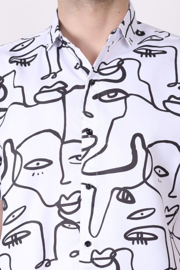 mens regular fit half sleeve shirt [2 colours] - Image 2