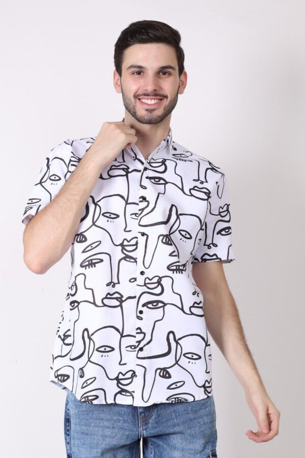 mens regular fit half sleeve shirt [2 colours]