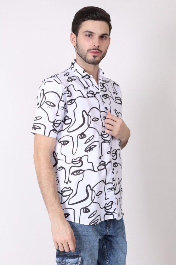 mens regular fit half sleeve shirt [2 colours] - Image 3