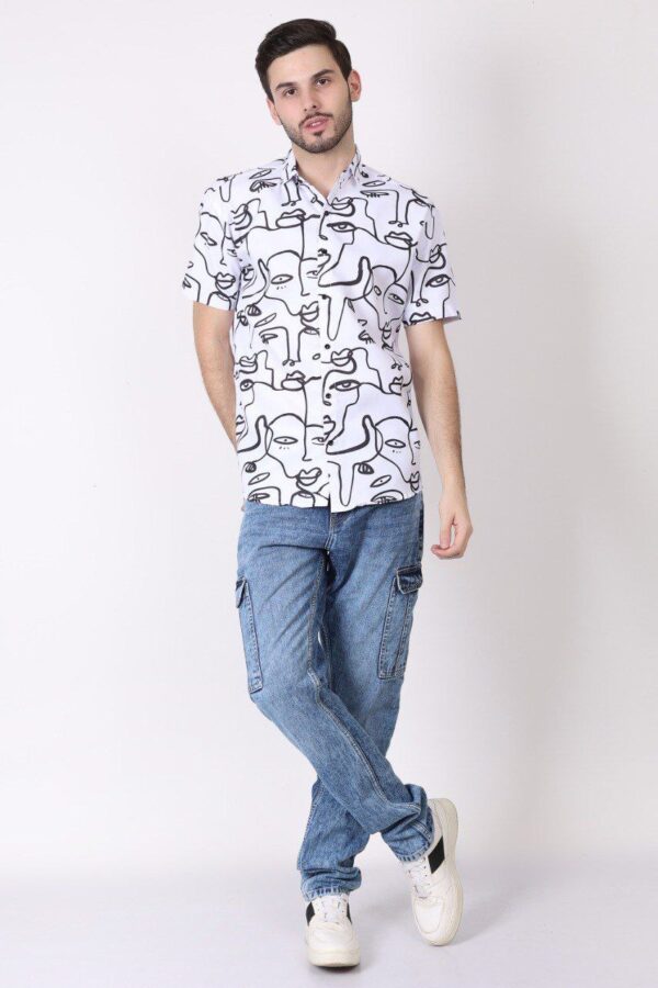 mens regular fit half sleeve shirt [2 colours] - Image 4