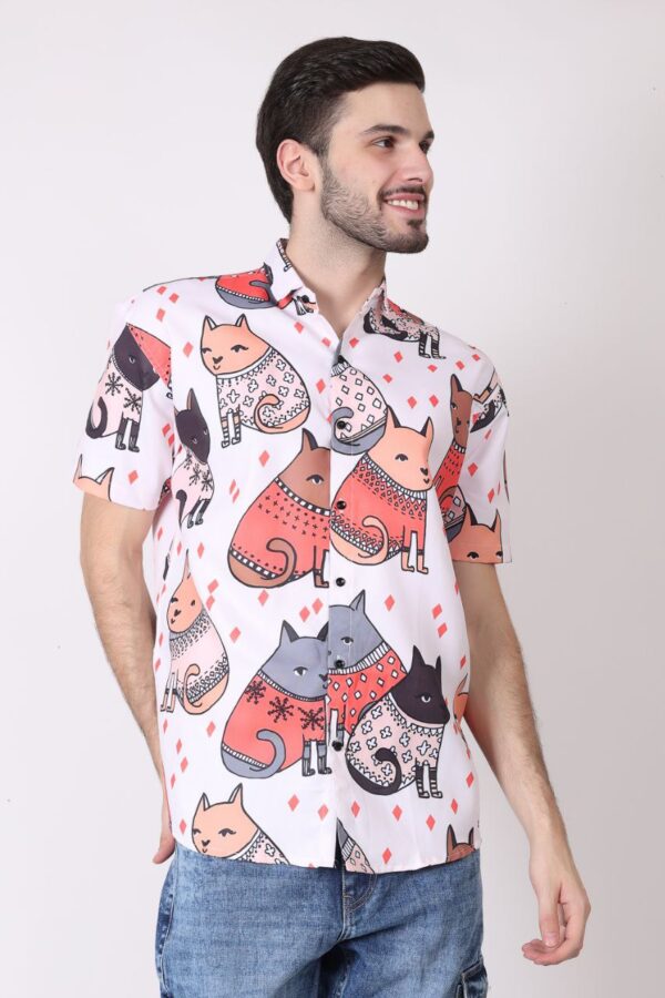 mens regular fit half sleeve shirt [2 colours] - Image 4