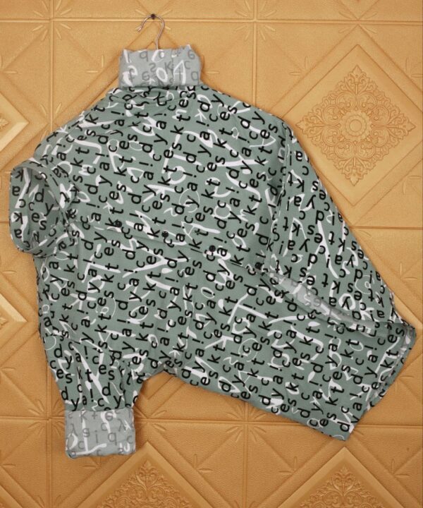 mens regular fit full sleeve popcorn shirt  [6 colours] - Image 3