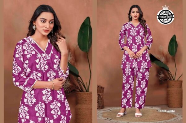 womens co ord set jaipuri print [4 colours] - Image 4