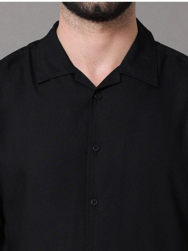mens regular fit plain half sleeve shirt in 8 bold colors - Image 22