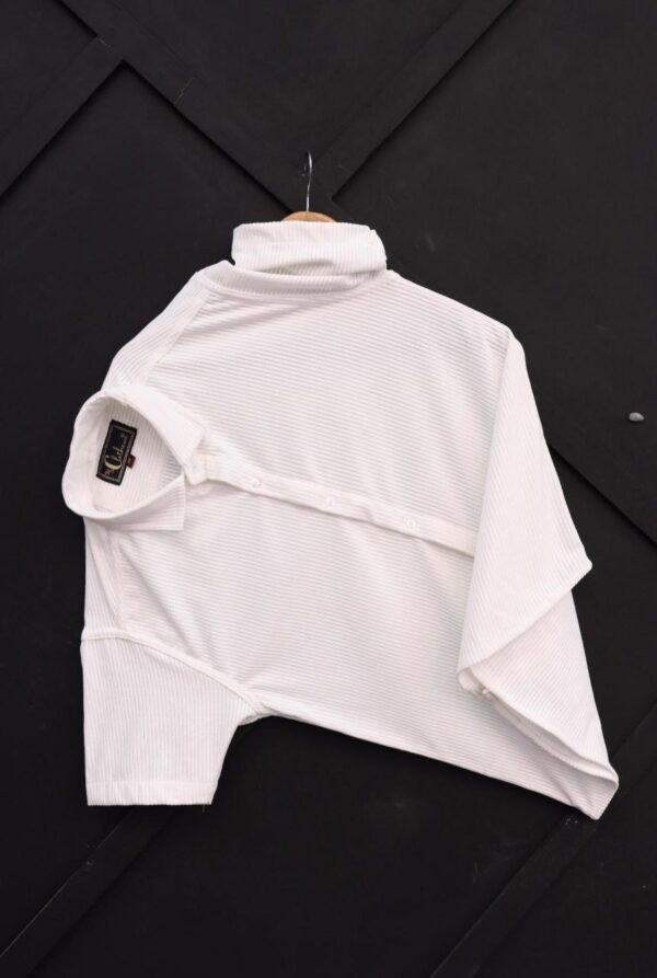 mens regular fit plain half sleeve shirt in 7 bold colors - Image 13