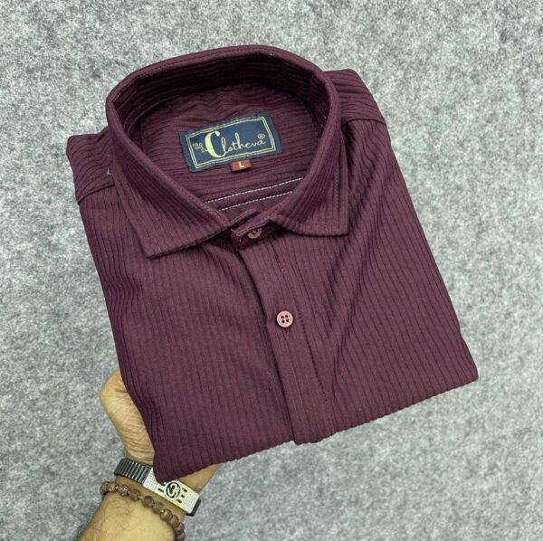 mens regular fit plain half sleeve shirt in 7 bold colors - Image 7