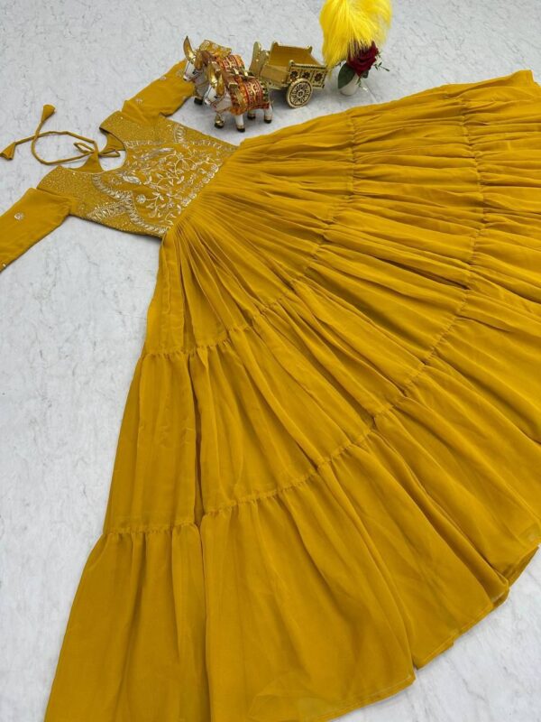 festive long premium gowns in classy colours - Image 10