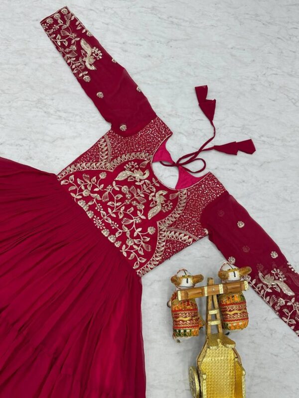 festive long premium gowns in classy colours - Image 7