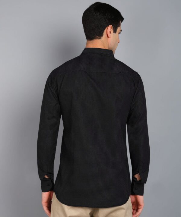 mens regular fit plain full sleeve shirt in 2 bold colors - Image 3