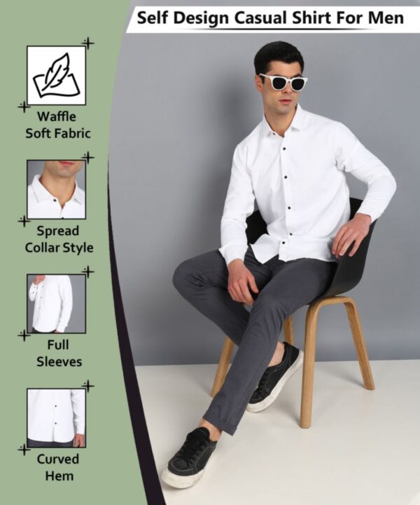 mens regular fit plain full sleeve shirt in 2 bold colors - Image 8