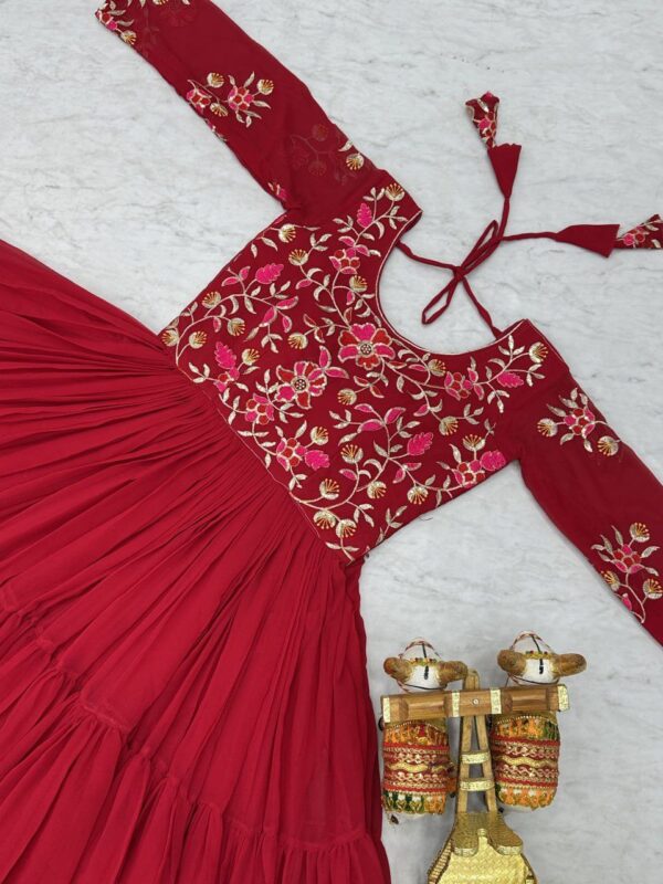 festive long premium gowns in classy colours - Image 4