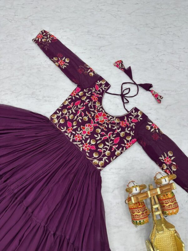 festive long premium gowns in classy colours - Image 2
