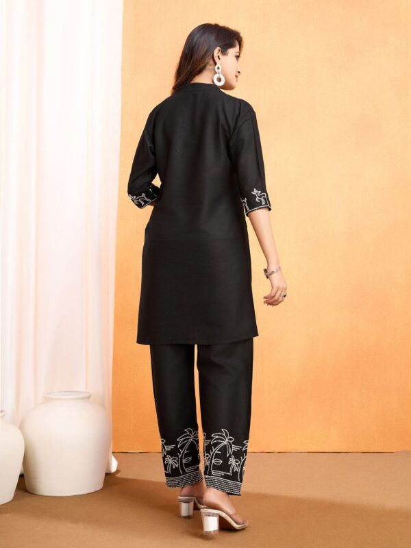women's ethnic regular fit co-ord set in 3 bold colors - Image 12