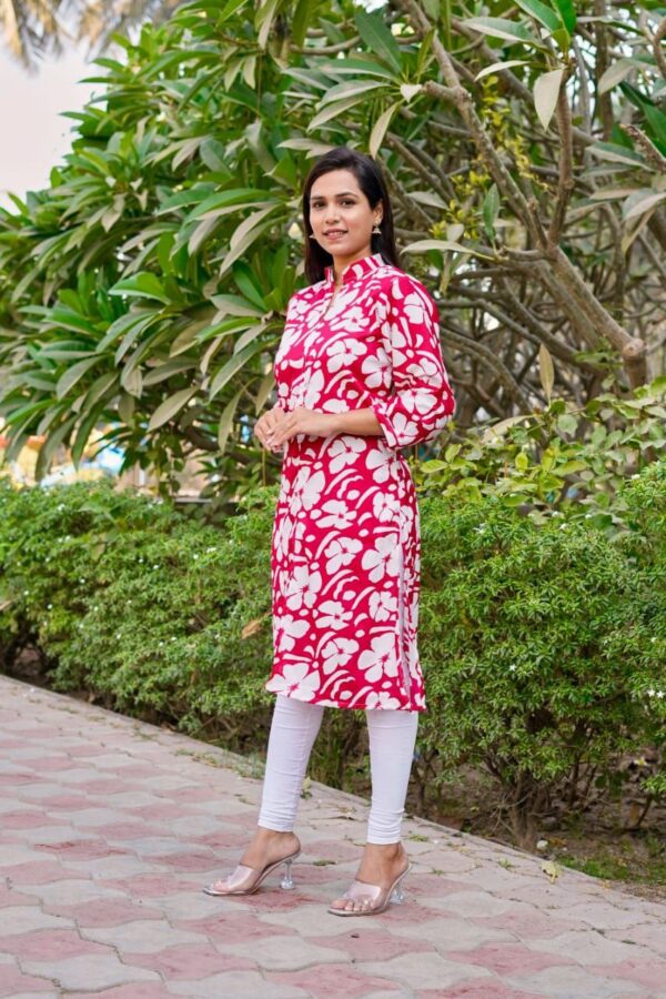 WOMENS REGUALR FIT KURTIS IN 4 COLORS - Image 8