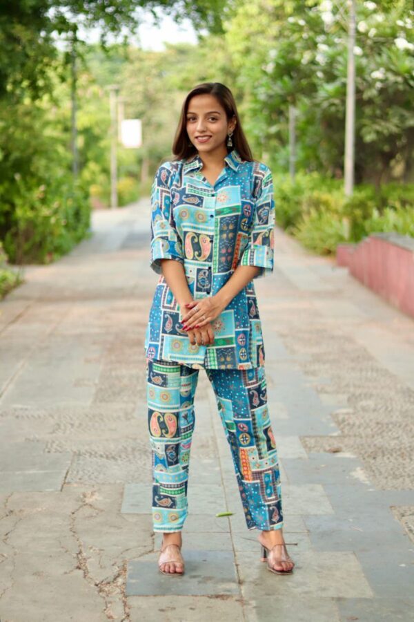 women regular fit co-ord set in 2 colors - Image 13