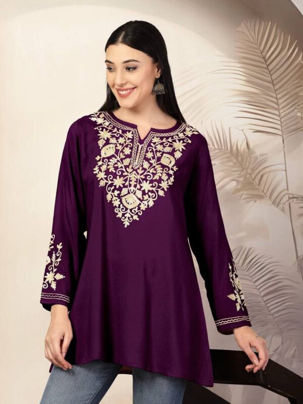 womens trending short kurtis in 5 colors - Image 5