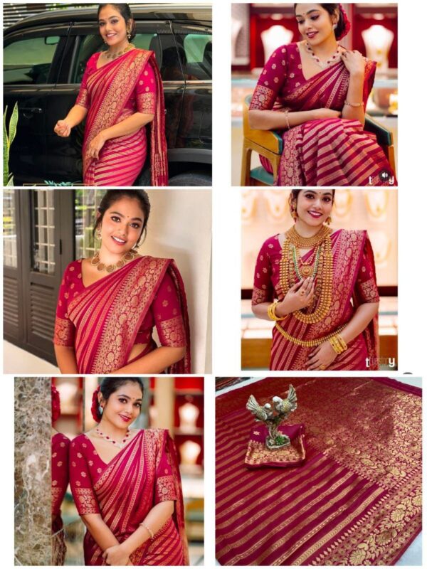 berathable organic banarasi saree