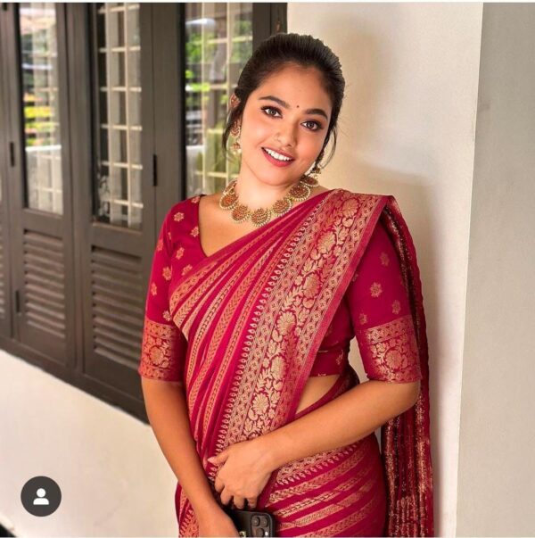 berathable organic banarasi saree - Image 3